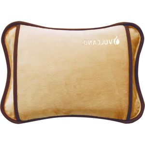 Oplaadbare Vulcano warmtefles - Verlicht spierklachten - Opwarmtijd 15 minuten - 2 uur gebruik - Zachte microvezel-overtrek