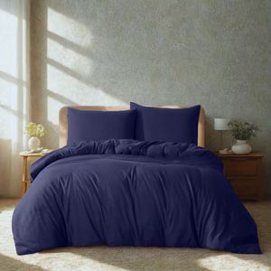 Dekbedovertrek - Grijs - Katoen - 2-Persoons