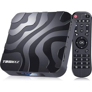 Android TV Box 2025, T95MAX Android Box 12.0 4GB RAM 32GB ROM, 6K TV Box H618 Chip Quad-core Cortex-A53 Support 4K 3D 2.4G/5G Wi-Fi Bluetooth 4.0 USB 100M Ethernet Smart Box for TV