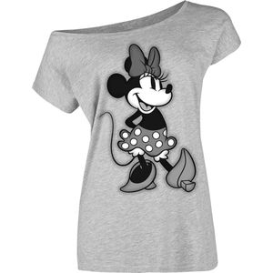 Mickey Mouse Minnie Mouse - Beauty Dames T-shirt - grijs - S