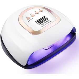 220 W LED UV-lamp Nageldroger voor nagels 57 LED-nagellamp met 10/30/60/99s timer Infraroodsensor-uithardingslamp voor nagels Snel drogende nagellamp voor vinger-/teennagelgel