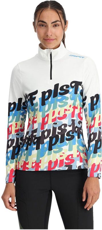 Spyder - Vivid - Sweatshirt - Wit - Met Halve Rits