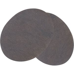 Knie Elleboog Strijk Stukken Lappen Patches Grijs Taupe 11.1 cm / 14.5 cm / Grijs Taupe