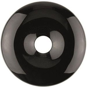 Ruben Robijn Obsidiaan zwart donut 50 mm