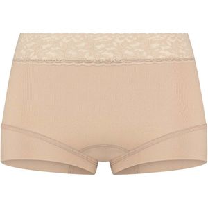 RJ Bodywear RJ dames Pure Color dames short kant (1-pack), lichtbruin