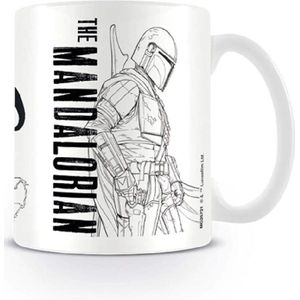Star Wars: The Mandalorian Line Art Mug 315ml
