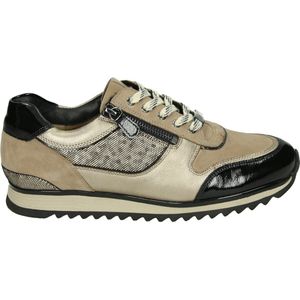 Hassia 302031 Sneakers - Leer - Dames - Taupe - Maat 40