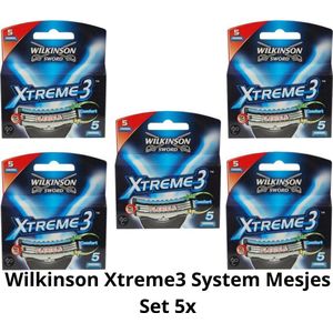 Wilkinson Xtreme3 System Mesjes Set 5x5