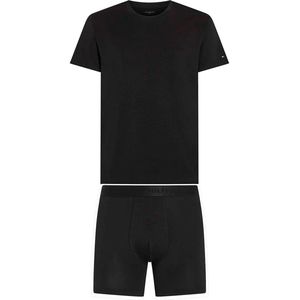 Tommy Hilfiger Set Um0um03632 Korte Mouwen Basislaag Zwart S Man