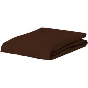 ESSENZA Minte Hoeslaken Chocolade - 90x200 cm