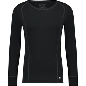RJ Bodywear T-shirt Ladies Long Sleeves Climate Cotrol 33 012 007 Zwart Dames Maat - XXL