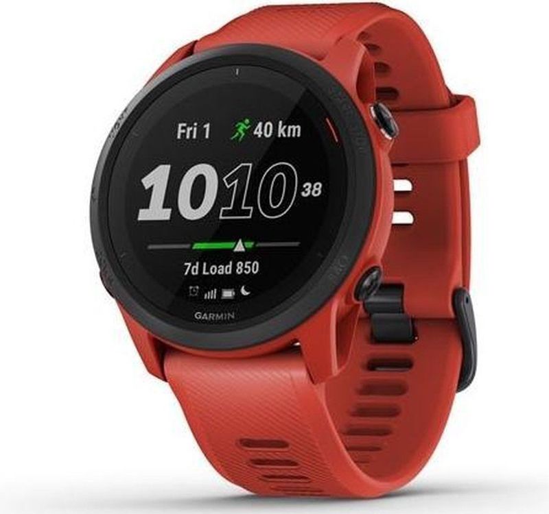 Garmin Forerunner 745 - Sporthorloge met GPS Tracker - 7 dagen batterij - 44mm - Magma Red