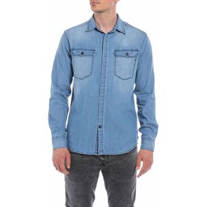 Replay M4078.000.62042a Shirt Met Lange Mouwen S Man