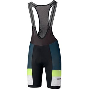 Shimano Fietsbroek Met Bretels Team Wit/Navy Heren-XXL