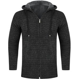 Allthemen Heren Trui - Capuchon en Gevoerd Outdoorvest - S