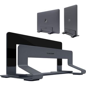Verstelbare verticale laptopstandaard - Cradle laptophouder voor bureauruimte - MacBook Pro Air/Asus Chromebook Flip - Samsung Notebook 9 - Lenovo ThinkPad Dell XPS Acer