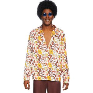 Mens 70s floral shirt