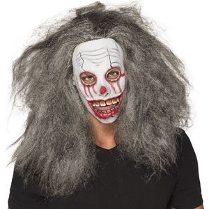 Boland - Latex hoofdmasker Zombieclown - Volwassenen - Clown - Halloween en Horror
