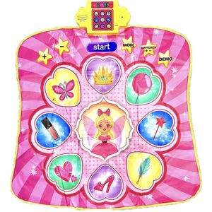 Dansmat voor Meisjes – Interactieve Speelmat met LED-lichten en Geluidseffecten – Voor Kinderen vanaf 3 Jaar