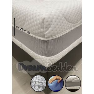 Matras 160x220 Pocketvering HR55 koudschuim 9-zones 1000 veren m2 Tencel Hoes ca. 25cm dik