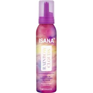 Isana Leave-in Conditioner - Schuim - Rainbow Clouds | 1x 150 ml - Fruitige-bloemige Geur | Verzorgend - Vegan - Limited Edition 2025