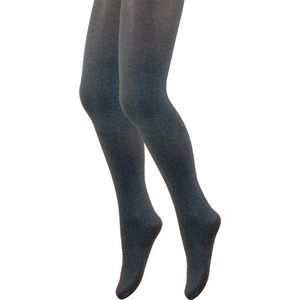 Meisjes Panty - 60 den - Antraciet Melange - Maat 116/128