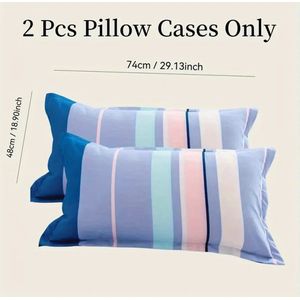 2 stuks schuurkussenslopen xl 48*78CM huidvriendelijke, ademende kussenslopen hoofdkussenslopen