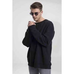 Urban Classics - Oversize Open Edge Crew Sweater/trui - 2XL - Zwart