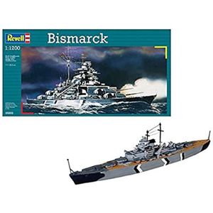 1:1200 Revell 05802 Bismarck Ship Plastic Modelbouwpakket