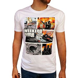 Ultras - Hooligans – Wit Heren T-shirt - Casual Stijl - Maat S