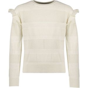 B.Nosy - Sweater - White Pearl - Maat 122-128