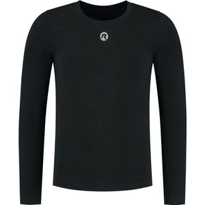 Rogelli Merino Ondershirt - Lange Mouwen - Unisex - Zwart - Maat L-XL