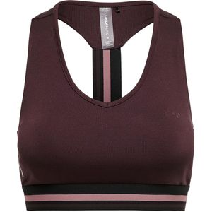 Only play Sportbeha - Maat M - Vrouwen - bruin/bordeauxrood