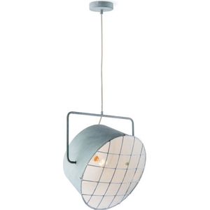 Home Sweet Home - Industriële Hanglamp Clemento - hanglamp gemaakt van Metaal - Beton - 41/41/145cm - Pendellamp geschikt voor woonkamer, slaapkamer en keuken- geschikt voor E27 LED lichtbron