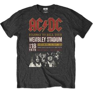 AC/DC - Wembey '79 Heren T-shirt - Eco - L - Zwart