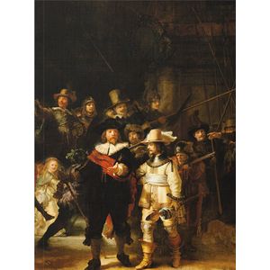 Softcover kunst schetsboek, Rembrandt, De Nachtwacht