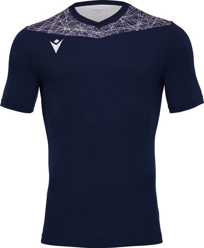 Macron - Nash Shirt - Marine - Korte Mouw - Kinderen