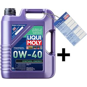 5L Synthoil Energy 0W-40 ACEA A3 / B4 Liqui Moly 9515