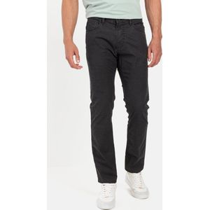 camel active Regular Fit 5-pocket broek - Maat menswear-40/30 - Zwart