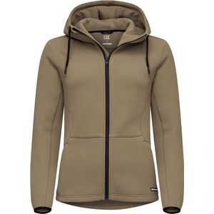 Cutter & Buck Pemberton Hood FZ Dames 358419 - Khaki - 44/XXL