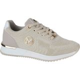 Mexx Gitte Glitter dames sneakers. - Sand - Maat 40