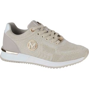 Mexx Gitte Glitter dames sneakers. - Sand - Maat 42