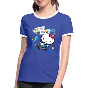 Hello Kitty Jaren 90 Stijlen Met Rolschaatsen Vrouwen Contrast Shirt