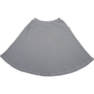 Little Indians Maxi Skirt Small Stripe Rib - Rok - Gestreept - Grijs - Meisjes - Maat: 2-3 jaar