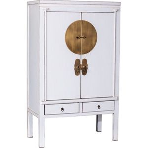 Colours of the Orient Chinese Bruidskast Wit – Pure White – Oosterse Kast – Aziatische Kast