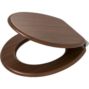 Tiger Douglas - WC bril - Soft Close - MDF / FSC - Walnoot