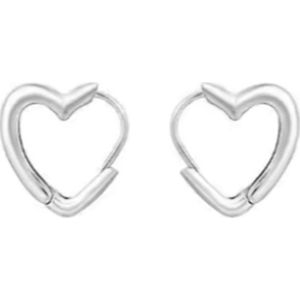 Hart Clips Earrings Silver