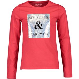 Blue Seven-Girls knitted T-Shirt- Red orig