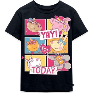 Peppa Pig, Pedro, Mandy, Rebecca, Suzy & Emily Premium T Shirt Kinderen