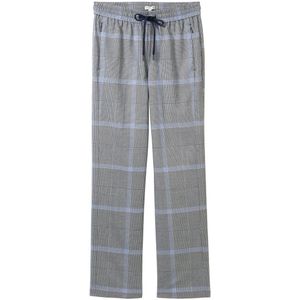 TOM TAILOR - 1042934 - Losse Damesbroek - Marineblauw Geruit
